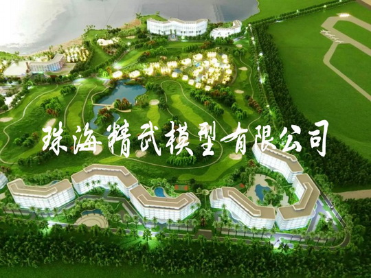 美國天寧島賭城&度假村沙盤模型